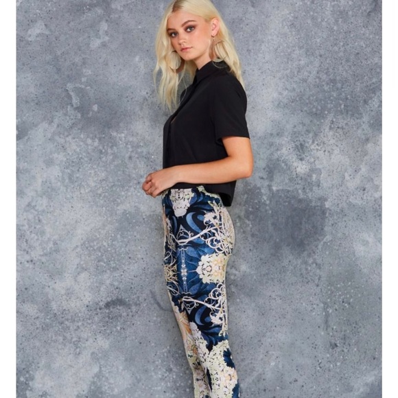 BLACK MILK LIMITED ALPHONSE MUSHA PRINT LEGGINGS - Picture 2 of 11